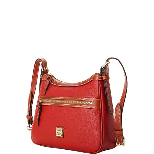 Dooney & Bourke Women's Presley Crossbody in Pebble Grain Leather, Medium Sized Handbag with Adjustable Shoulder Strap