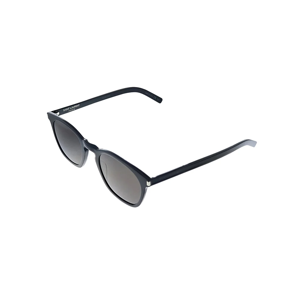 Saint Laurent  SL SLIM28 001 Unisex  Geometric Sunglasses Polycarbonate Lens