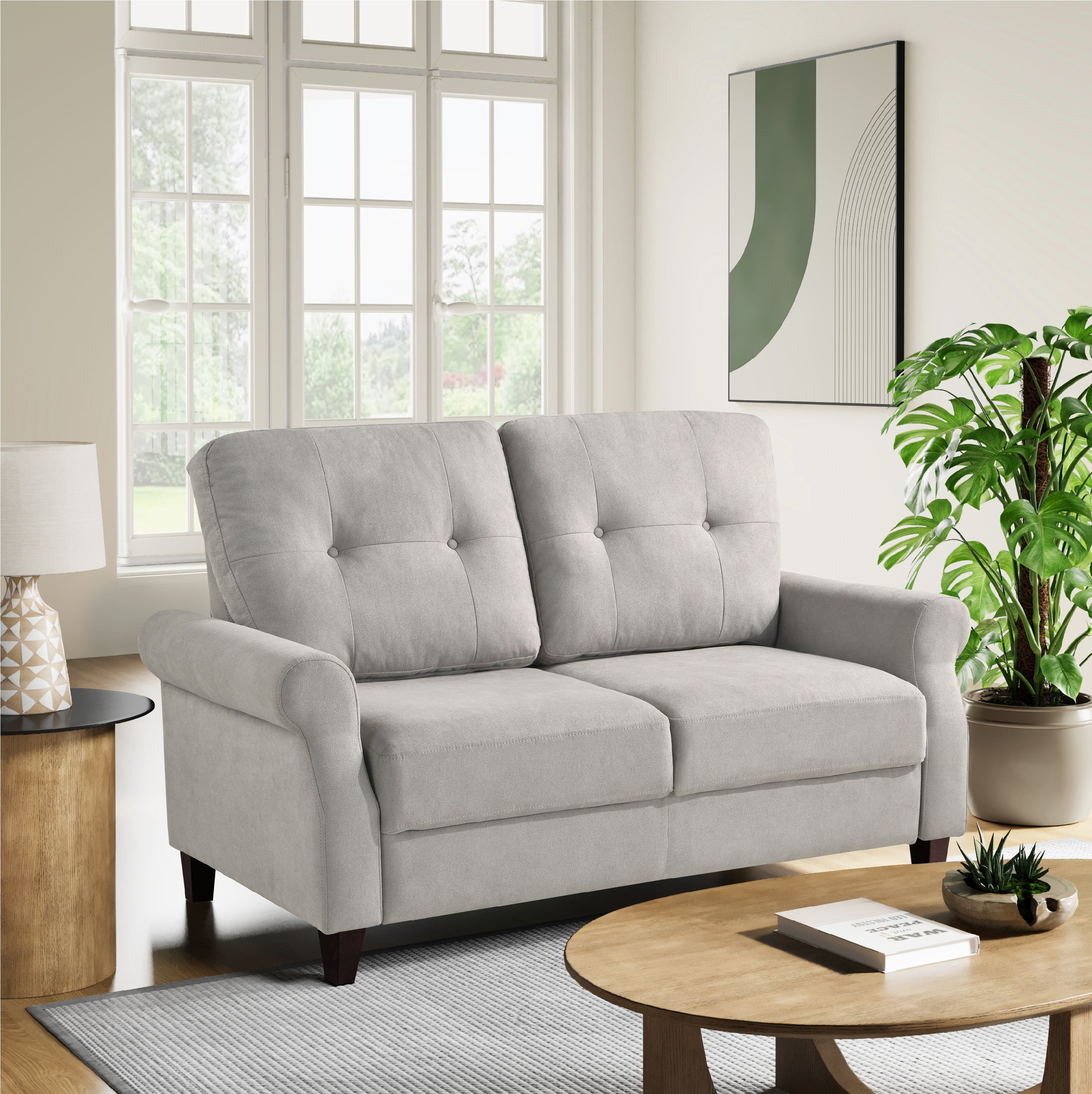 Serta Hunter Modern Stationary Sofa, Sand Fabric Box 2