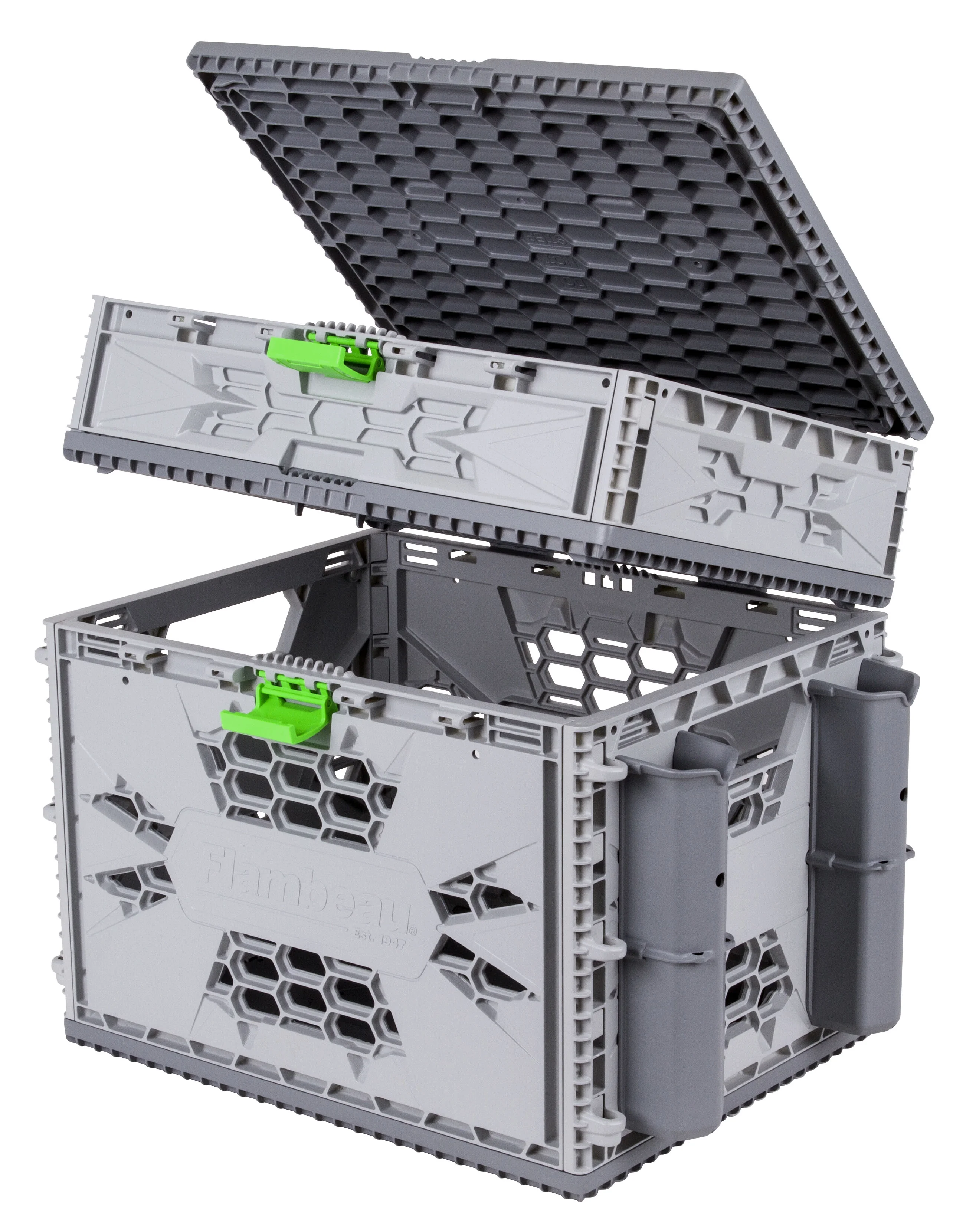 Flambeau Outdoors, Tuff Krate Premium Storage Kayak Storage,  455TKP, 16.75 inches, Plastic, Gray