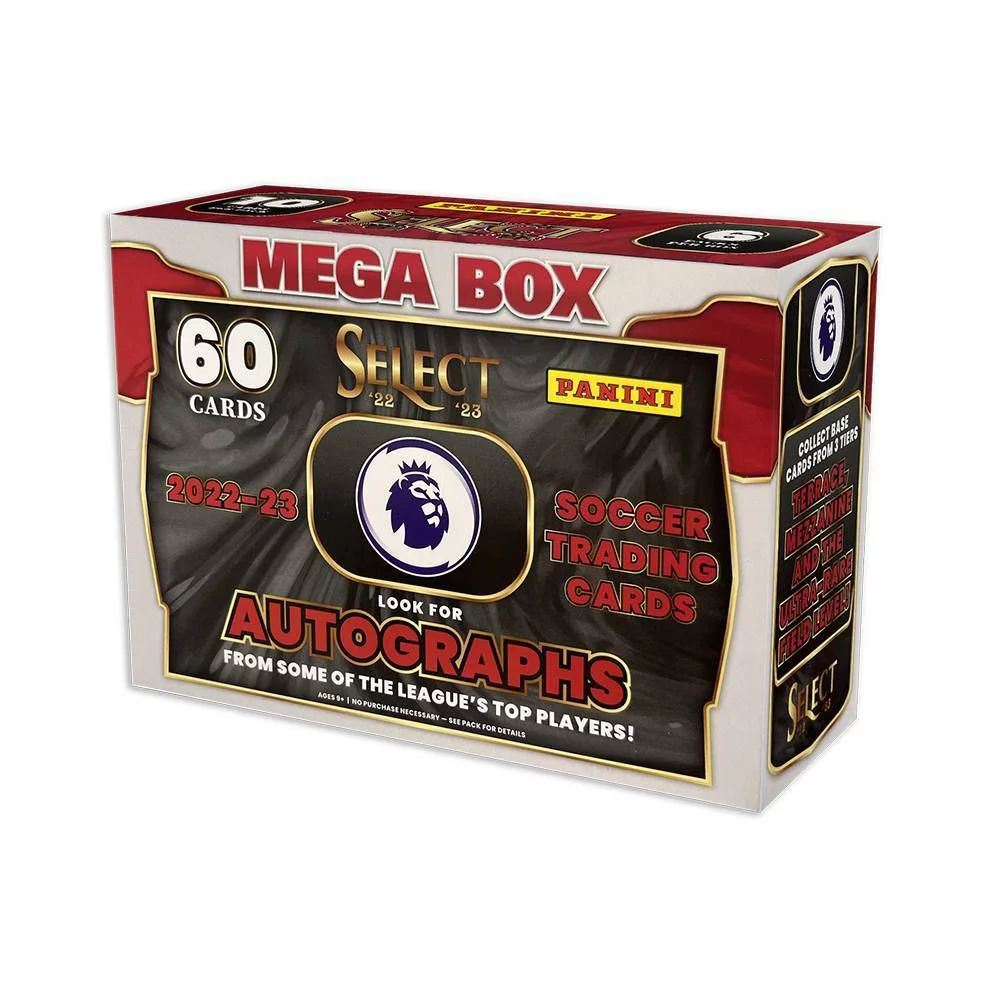 2022 Panini Select Premier League Soccer Trading Cards Mega Box