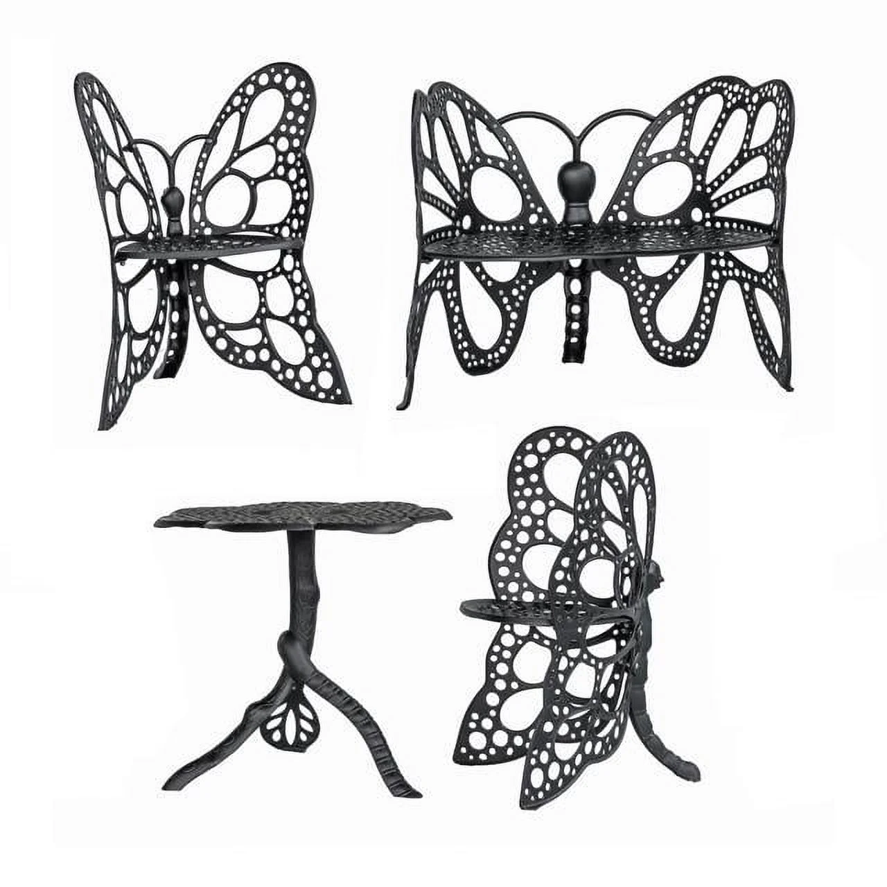 FlowerHouse  Butterfly Deluxe Garden Set - Black
