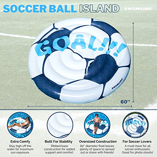 SWIMLINE Originals Floating Island Inflatable Summer Pool Float Rafts | Inflatabale Floaties Raft Pool Lounger | Inflatable Pool Raft for Adults & Kids | Multi Person Party Summer Float Decoration