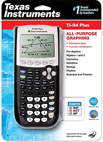 Texas Instruments Ti-84 plus Graphing calculator - Black
