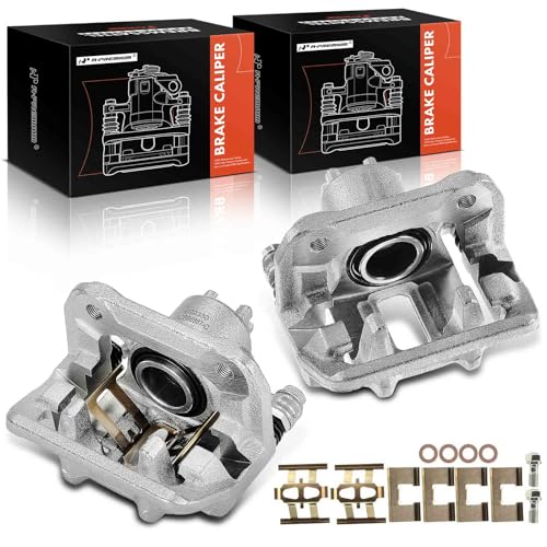 A-Premium Disc Brake Caliper Assembly with Bracket Compatible with Select Honda and Acura Models - CR-V 2007-2016(07-11 Only fit Built in Japan), RDX 2013-2018, Crosstour 2012-2015 - Rear Driver