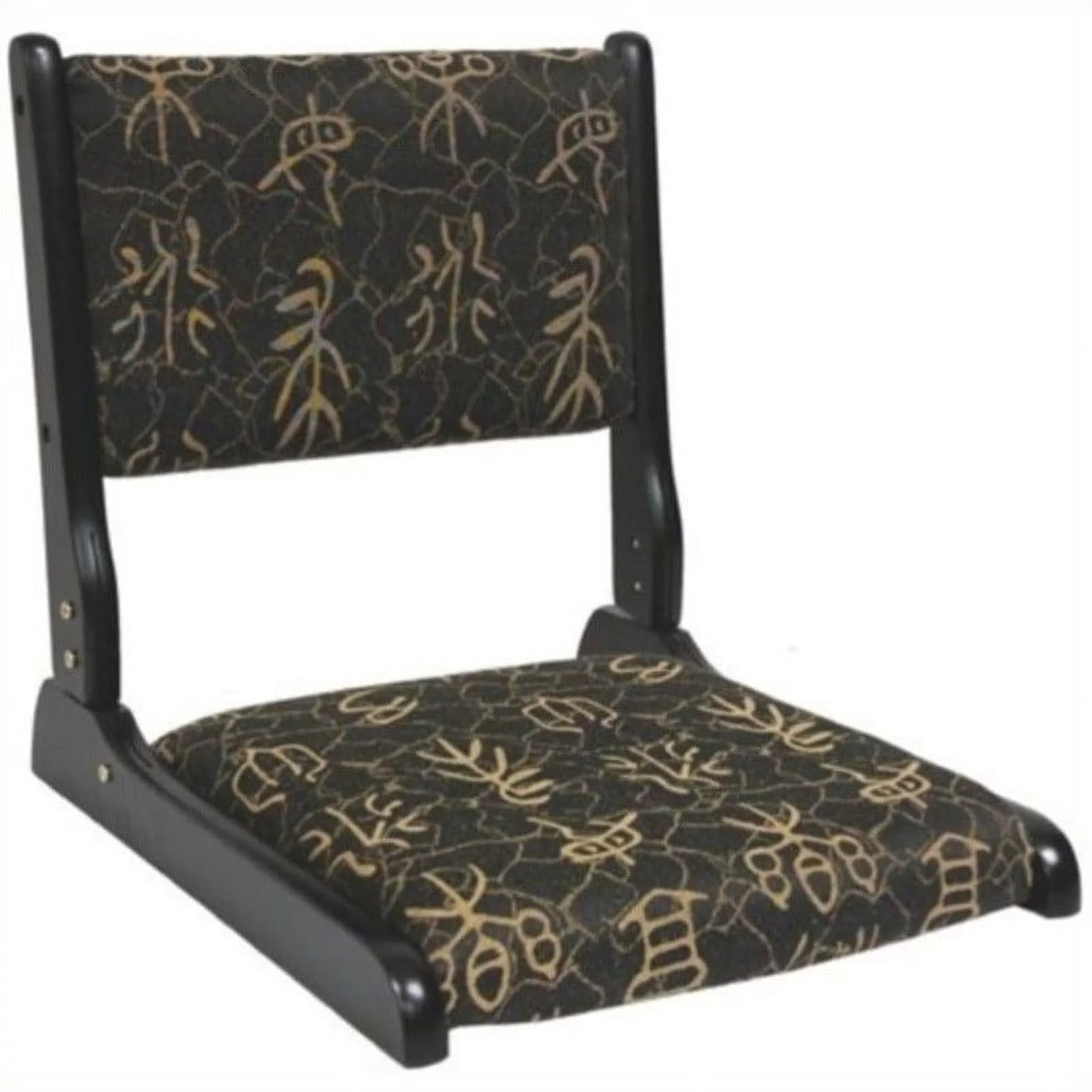 Oriental Furniture Zaisu Oriental Furniture Tatami Chair in Black