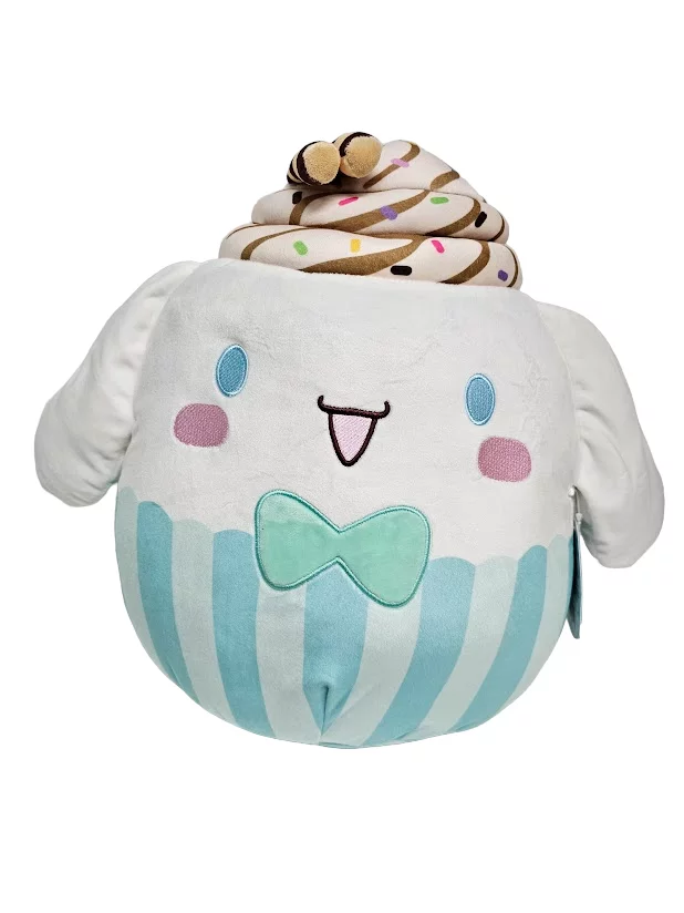 Squishmallows Official Kellytoys Plush 12 Inch Cinnamoroll Hello Kitty Sanrio Cupcake Rare Hard to Find Ultimate Soft Plush Stuffed Toy