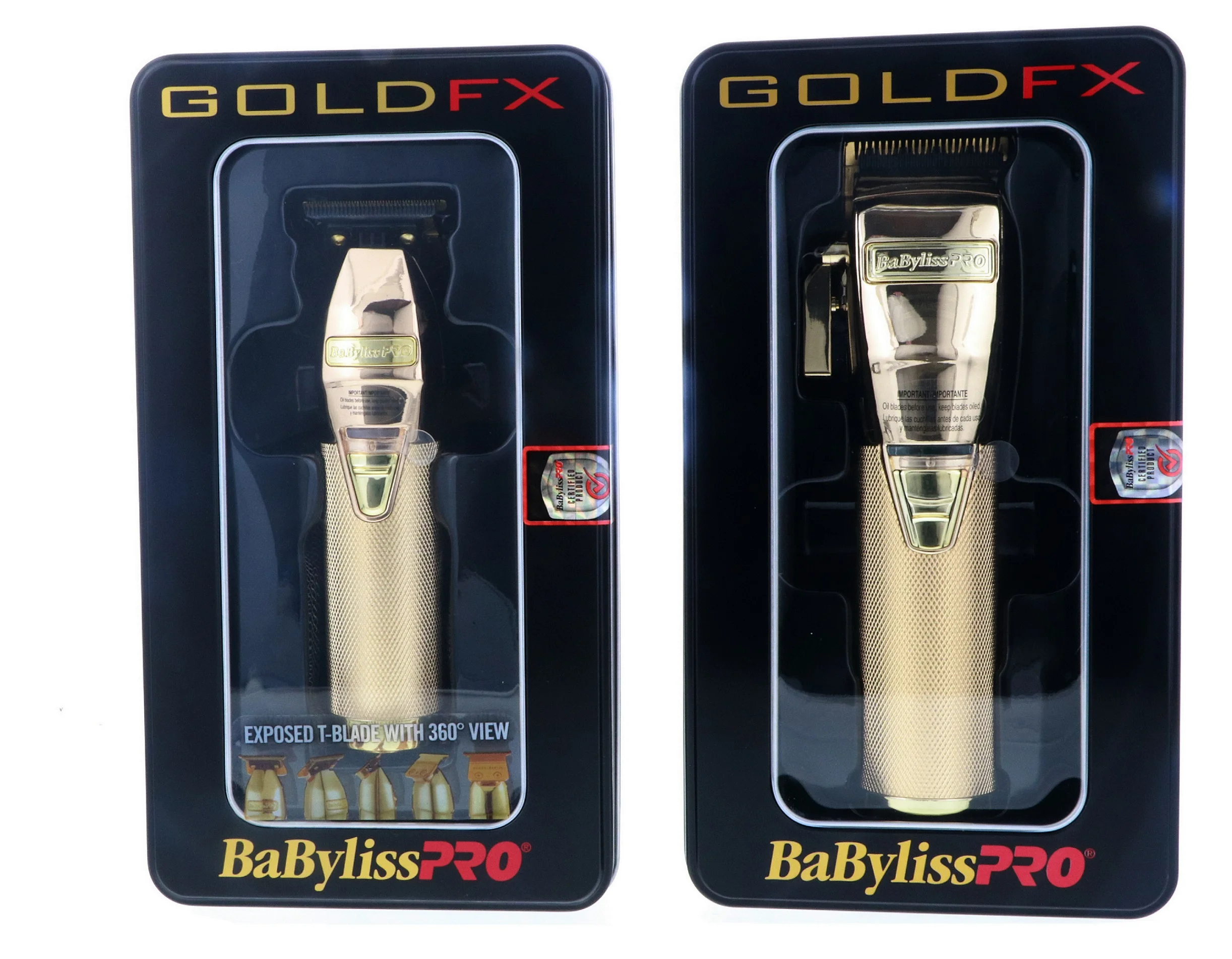 Babyliss Pro Gold FX Clipper & Skeleton Trimmer Combo