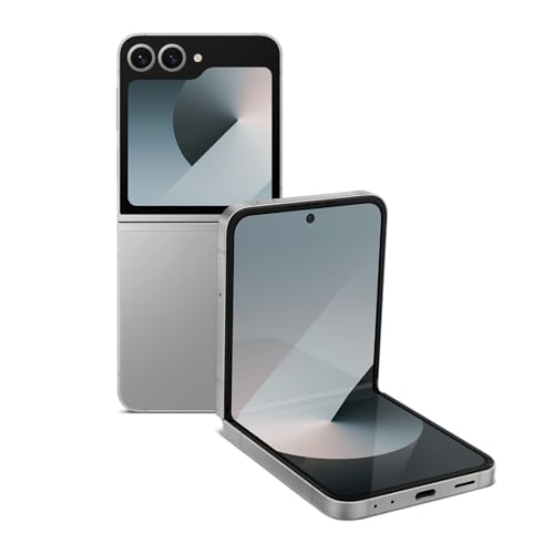 SAMSUNG Galaxy Z Flip 6 AI Cell Phone, 256GB Unlocked Android Smartphone, FlexCam, Photo Assist, Camcorder Mode, Live Interpreter, Foldable Design, 2024, US 1 Yr Manufacturer Warranty, Blue