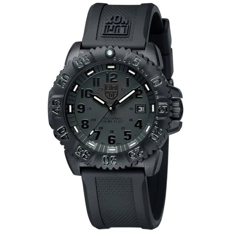 Luminox 3051 BLACKOUT EVO Navy SEAL Swiss Dive Watch