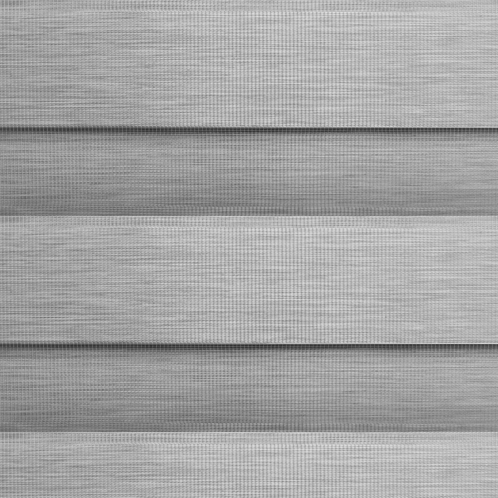 Lumi Light Filtering Cord-Free Zebra Blinds Fabric Roller Grey, 34