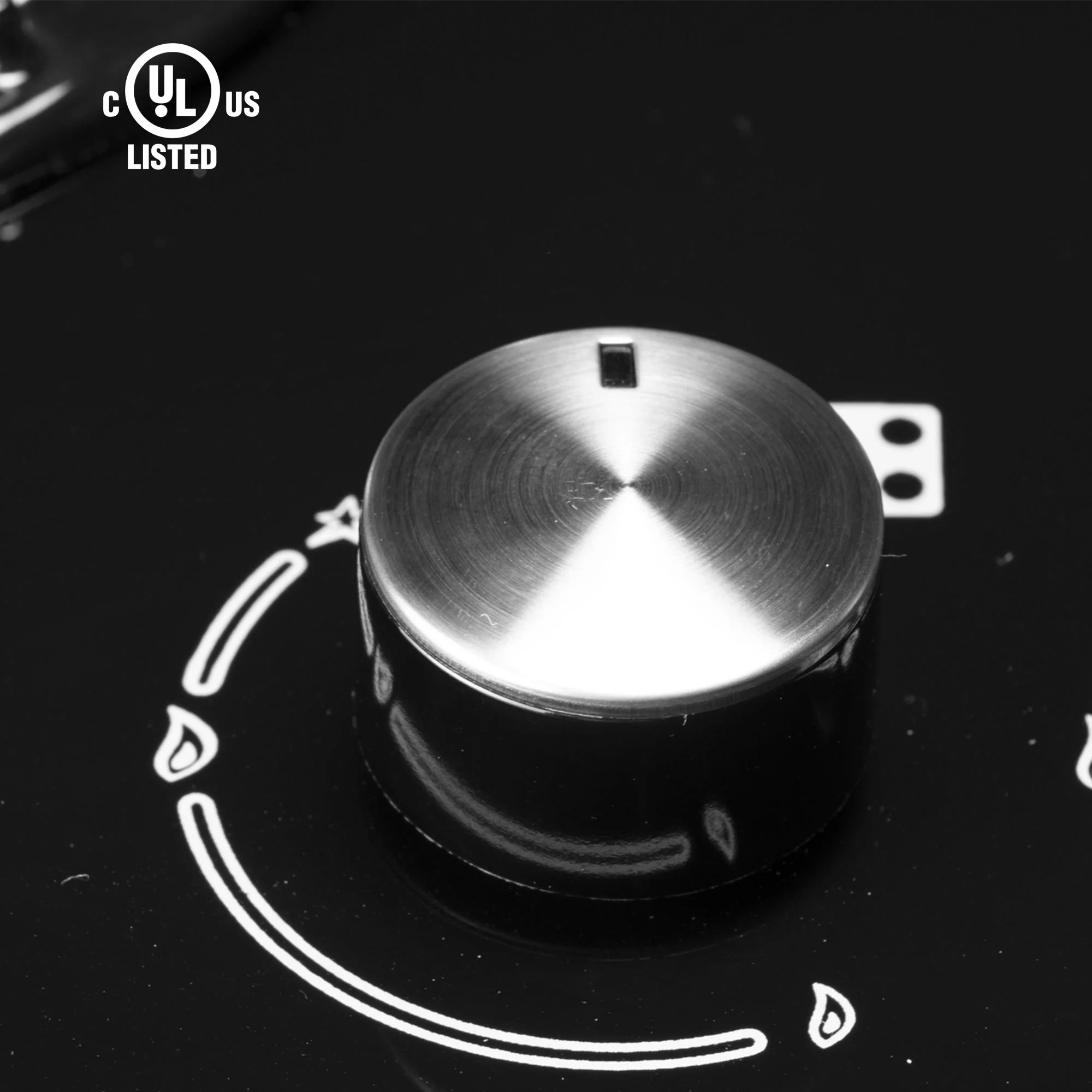 ABBA 30-in Gas Cooktop with 5 Sealed Burners - Tempered Glass Surface with SABAF Burners, Natural Gas Stove for Countertop, Easy to Clean, 30