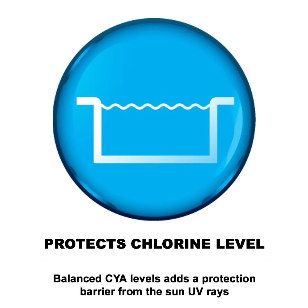 Puri Tech Pool Powder Chemicals 20 lbs Stabilizer Conditioner for Swimming Pools and Spas