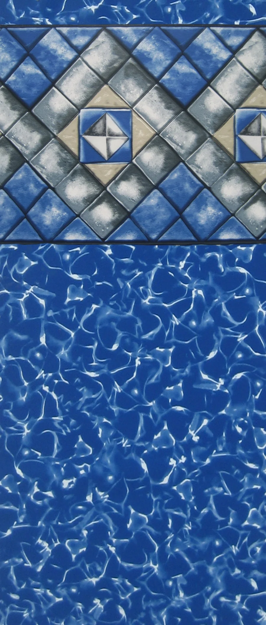 SmartLine 12' x 24' Oval Manor Liner for Esther Williams/Johnny Weissmuller Pools - 48