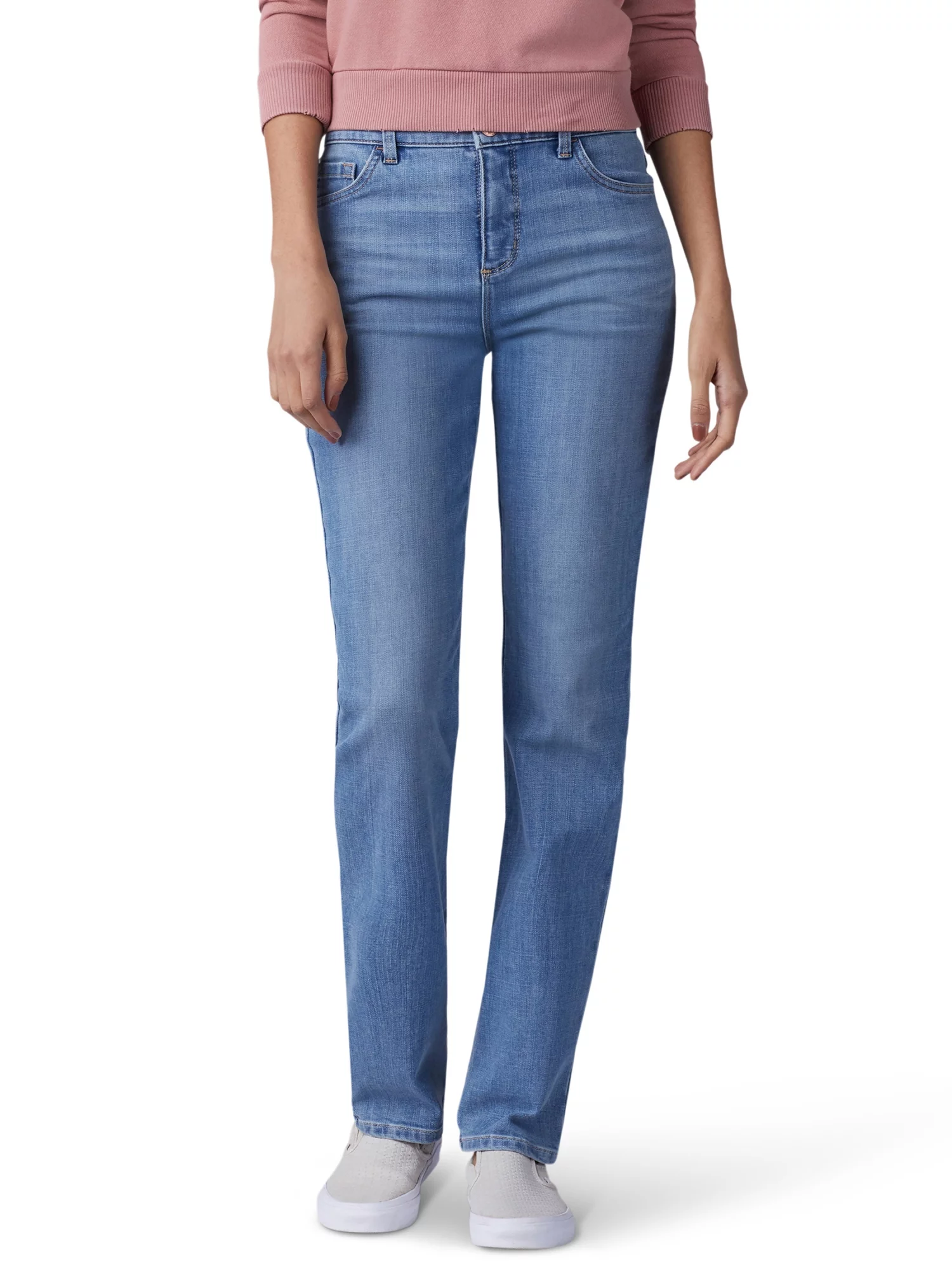Lee Women's Instantly Slims Relaxed Straight Leg Jean
