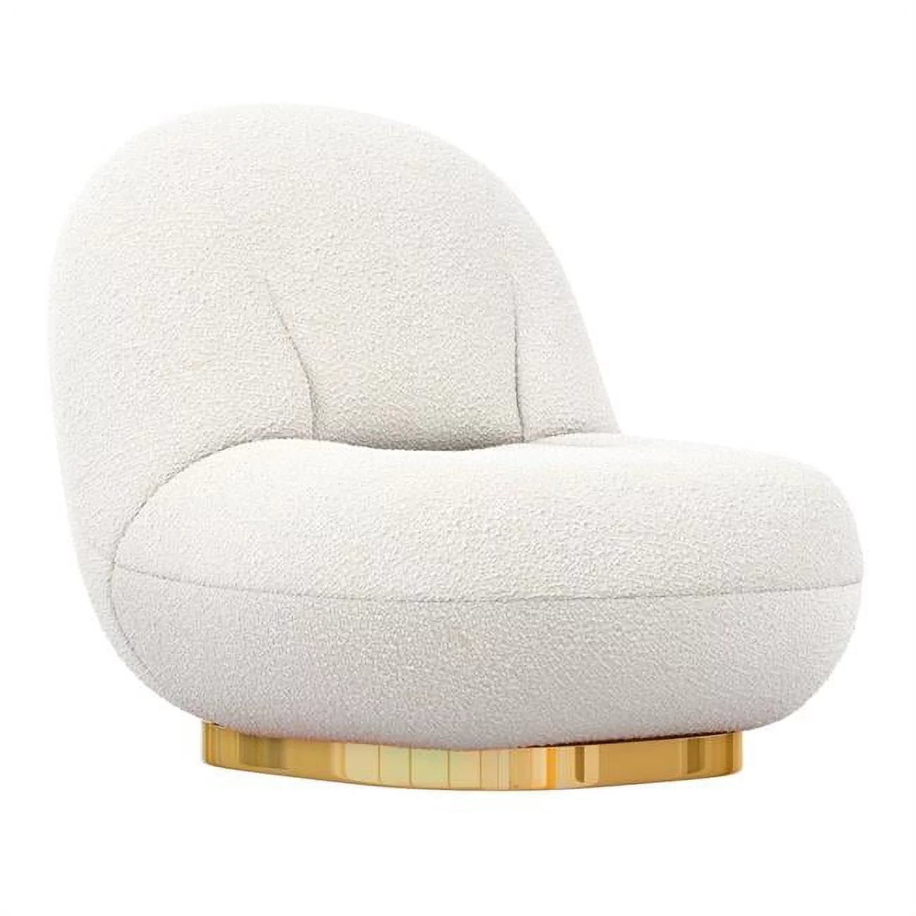 Breeze Boucle Chair, Gold