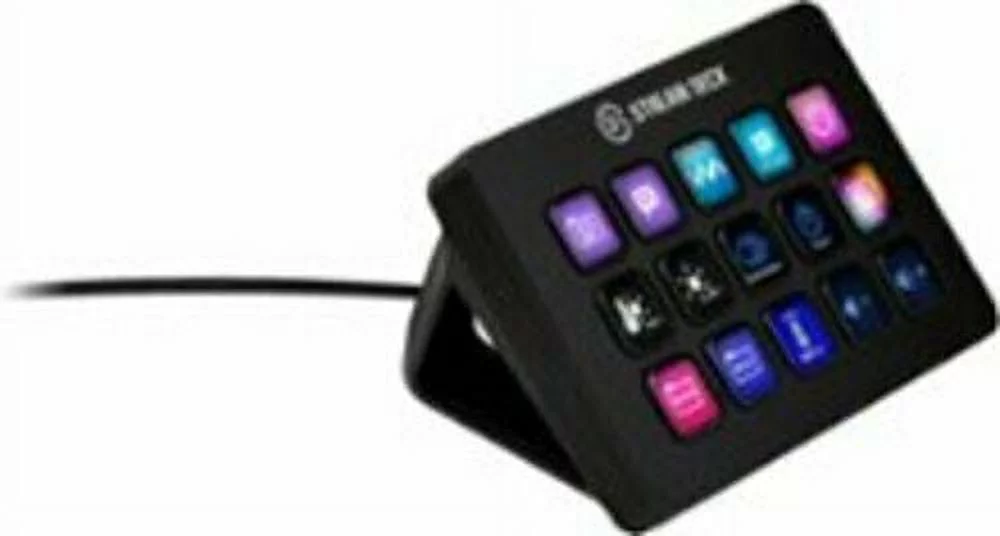 Corsair - Elgato Stream Deck MK.2 with 15 Customizable LCD Keys Tactile Control Interface - 10GBA9901