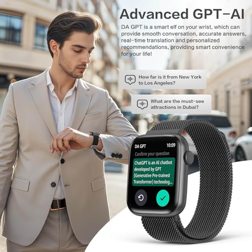 2025 Smart Watches for Women Men Blood Pressure, 1.9