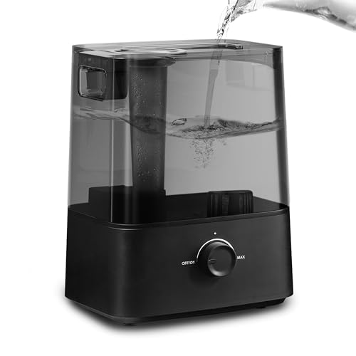 LEVOIT LV600S Smart Warm and Cool Mist Humidifiers for Home Bedroom Large Room, (6L) 753ft² Coverage, Quickly & Evenly Humidify Whole House, Easy Top Fill, App & Voice Control - Quiet Sleep Mode