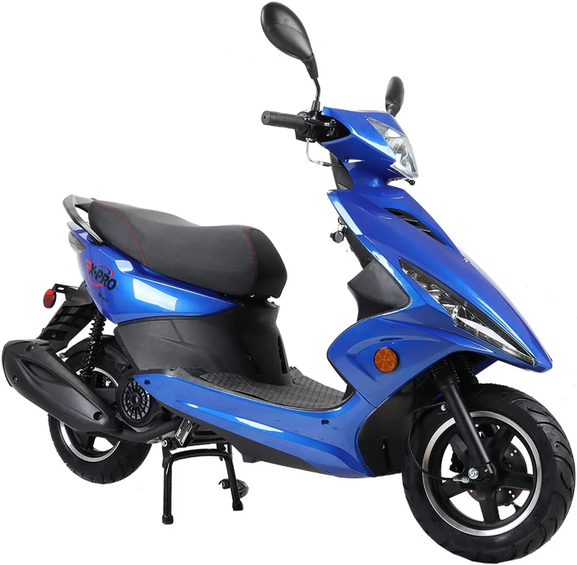 X-Pro Brand New 150cc Gas Powered Moped Scooter, 10