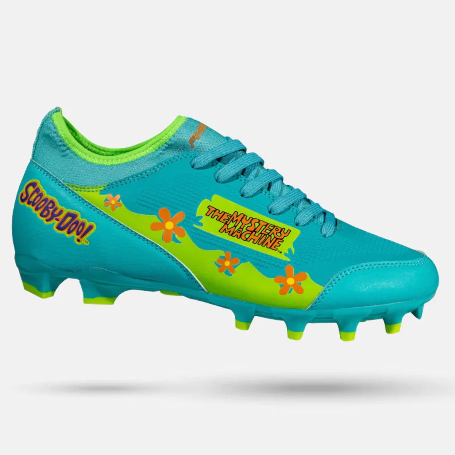 Scooby-Doo Mystery Machine Football Cleats - Velocity 3.0 by Phenom Elite