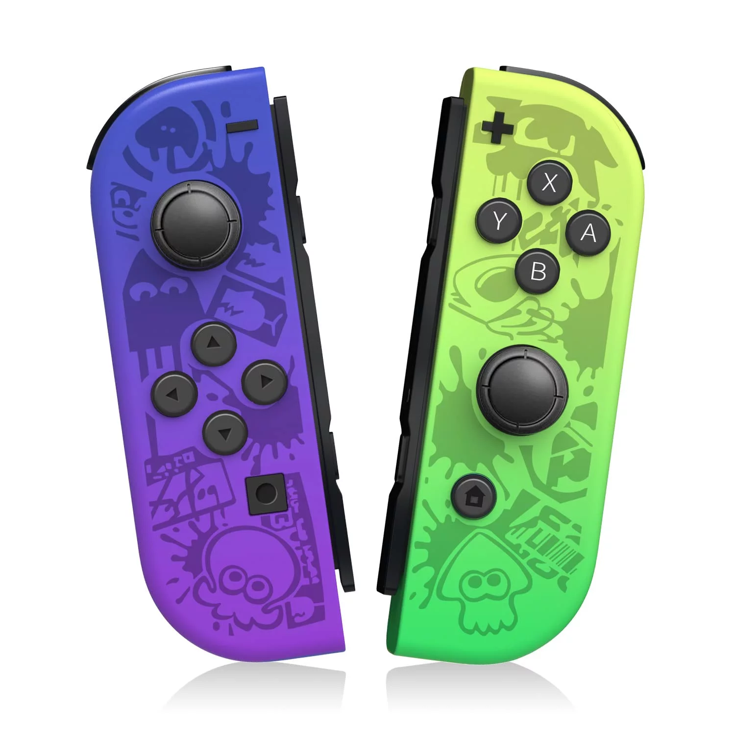 Emlimny Joypad Controller for Nintendo Switch,Wireless Game Switch Controller Support Motion Control/Dual Vibration（PB）- Left Purple Right Green