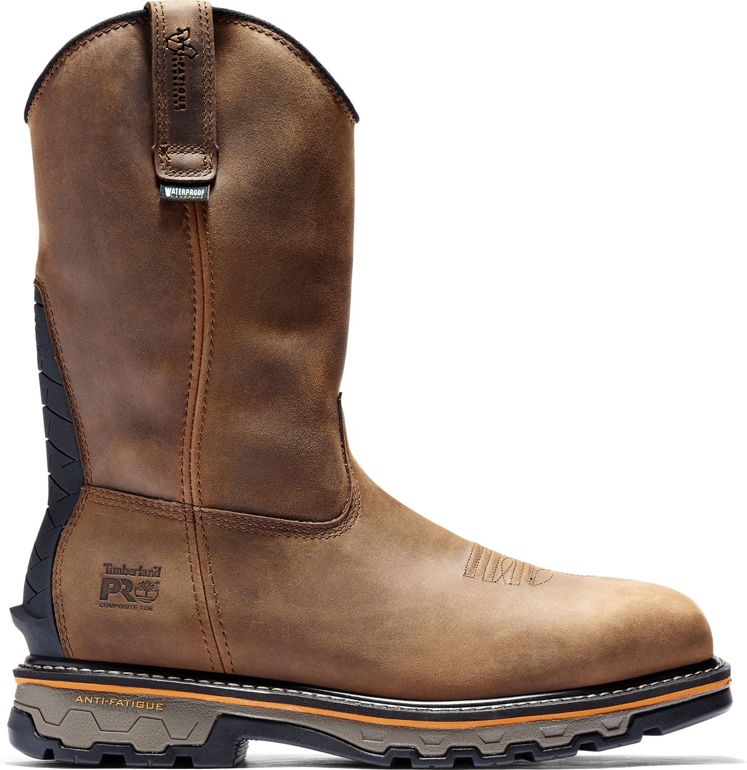 Timberland PRO  True Grit, Men's, Brown, Comp Toe, EH, WP, Pull On Boot (9.5 W)