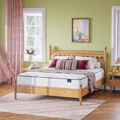 Vesgantti Full Size Mattress, 12 Inch Hybrid Innerspring Mattress with Memory Foam, Support & Pressure Relief, Medium Firm Feel Mattress in a Box (54x75x12 Inches, Full Size)