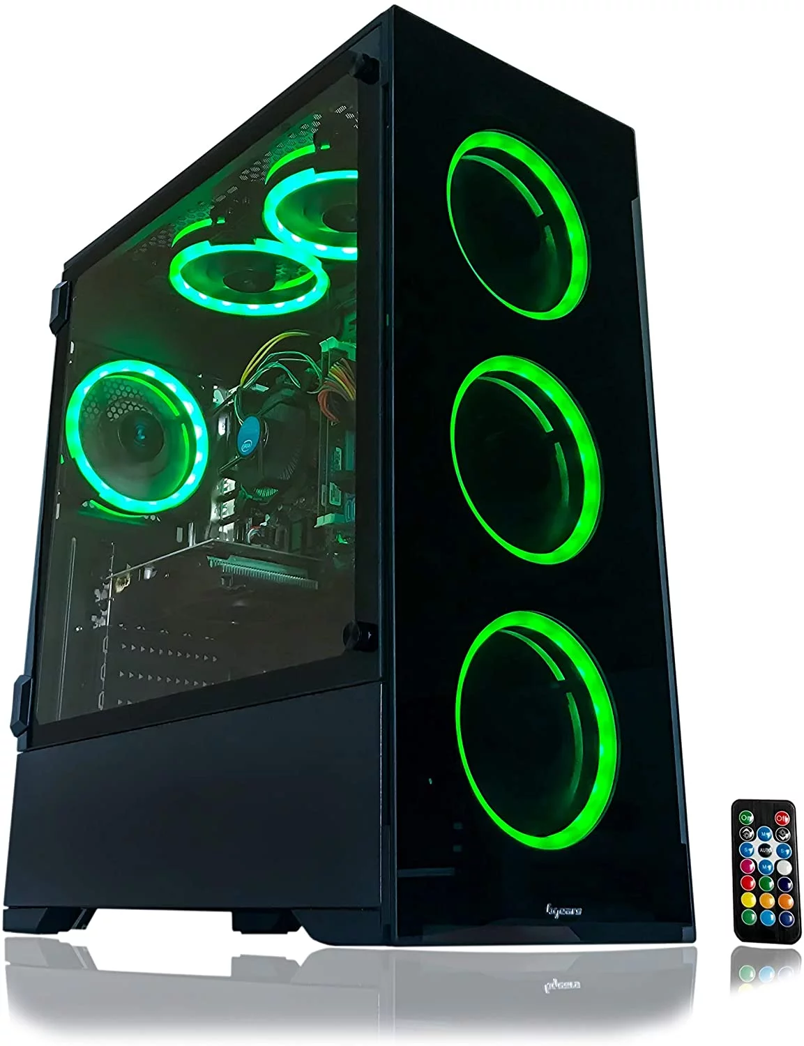 Alarco Gaming PC Desktop Computer Intel 3.70GHZ ,16GB Ram,512GB SSD ,WIFI , RX 580 8GB, WINDOWS 11 , RGB