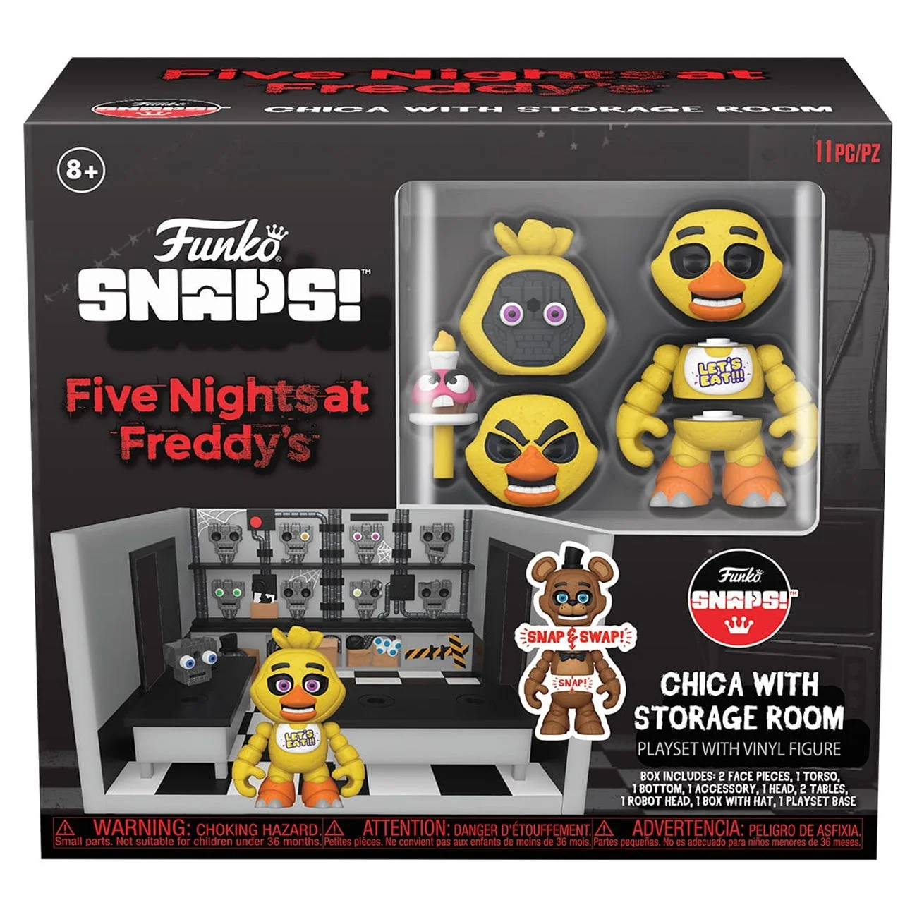 Five Nights at Freddy's Snap: Playset - Storage Room with Chica