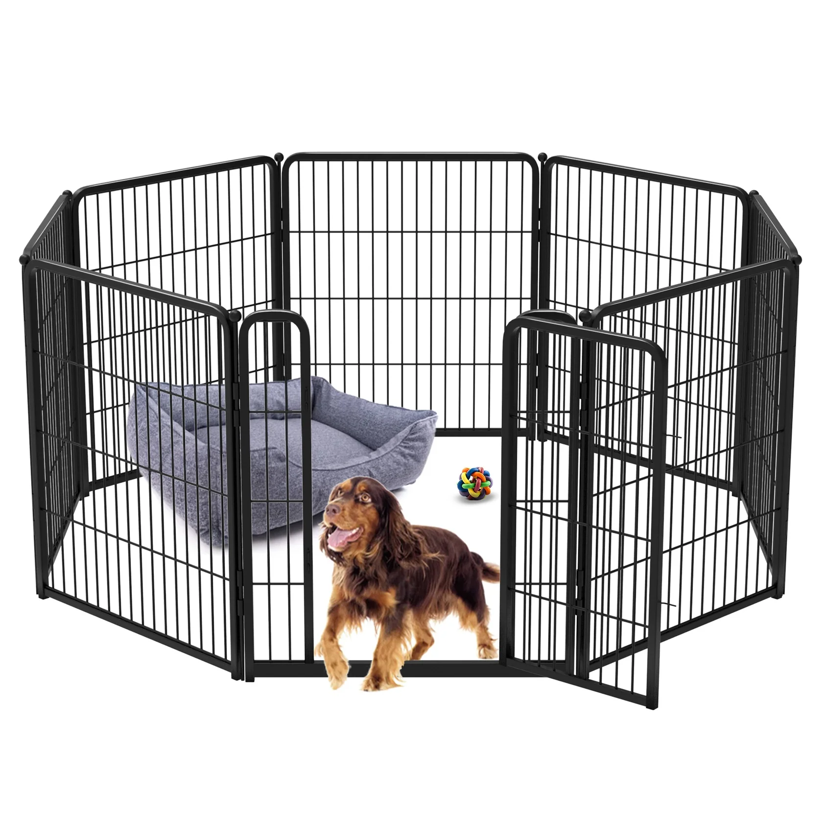 FXW Homeplus Dog Playpen Indoor, 8 Panels 32