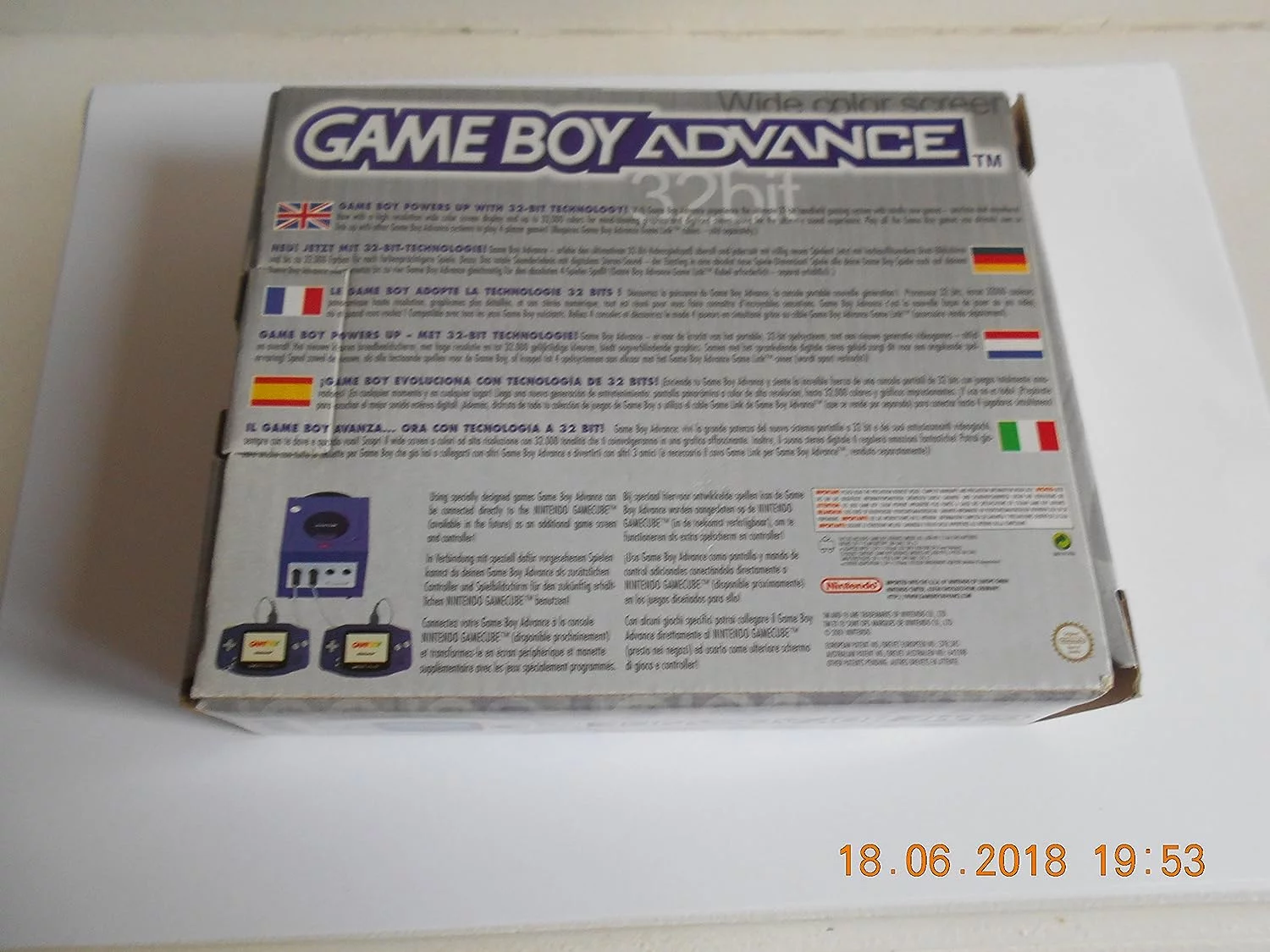Nintendo GameBoy Game Boy Advance Console - White