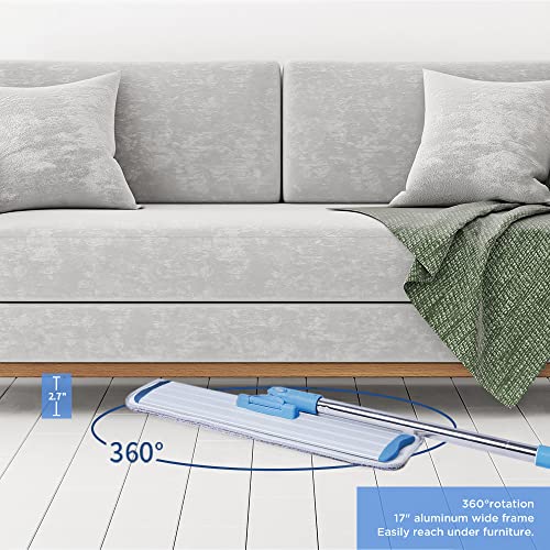 CQT Commercial Flat Microfiber Floor Mop Cleaning System 18