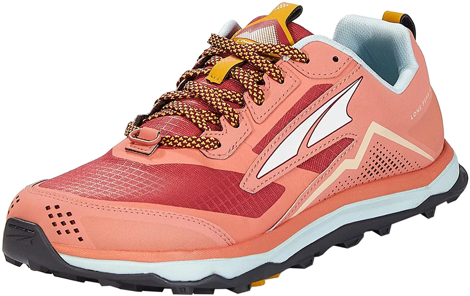 ALTRA Womens AL0A4VR7 Lone Peak 5 Trail Running Shoe 8.5 Rose/Coral