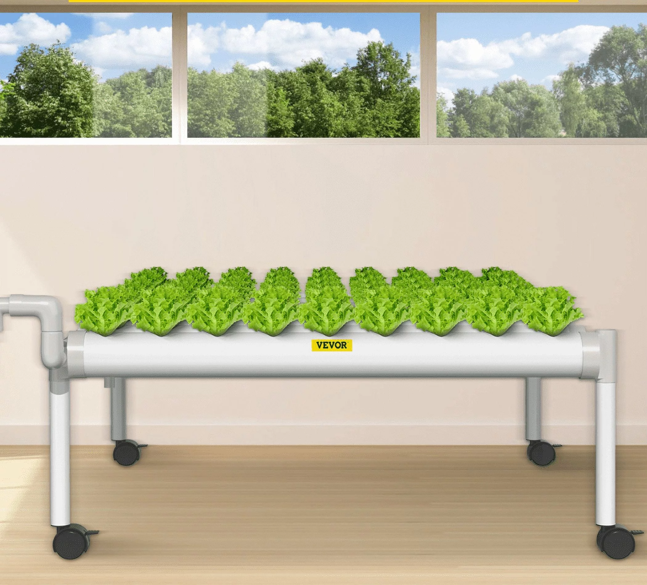 Hydroponics Growing System - Indoor Planting Kit with 72 Sites and Timer