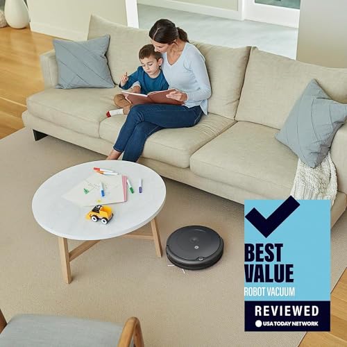 iRobot Roomba 692 Robot Vacuum-Wi-Fi Connectivity, Compatible with Alexa, Good for Pet Hair, Carpets, Hard Floors, Self-Charging, Charcoal Grey (Renewed)