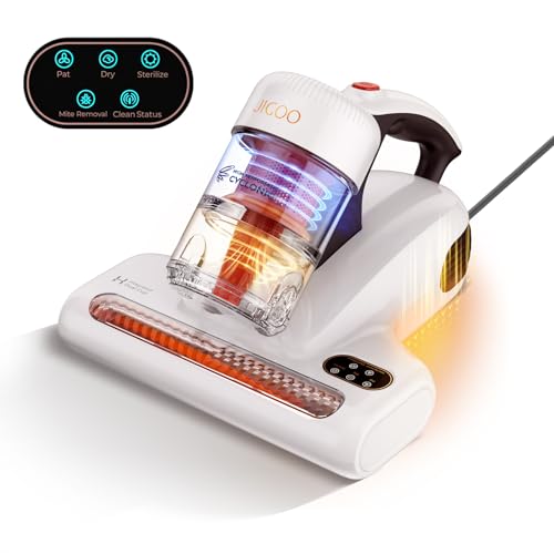 Mattress Vacuum Cleaner : UV Bed Vacuum Cleaner 500W 13Kpa Strong Suction, High Heating Tech, Deep Cleaning Bed Vacuum for Sofa/Bed/Fabric Surface(Corded,120V)