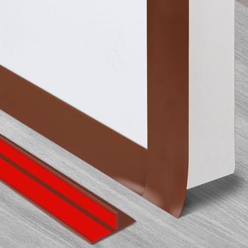 【2024 New Upgrade】 T-Shaped Clear Silicone Seal Strip for Door & Windows Gaps,Weather Stripping Door Seal Strip，19.7Ft Door Draft Stopper for Side of Door