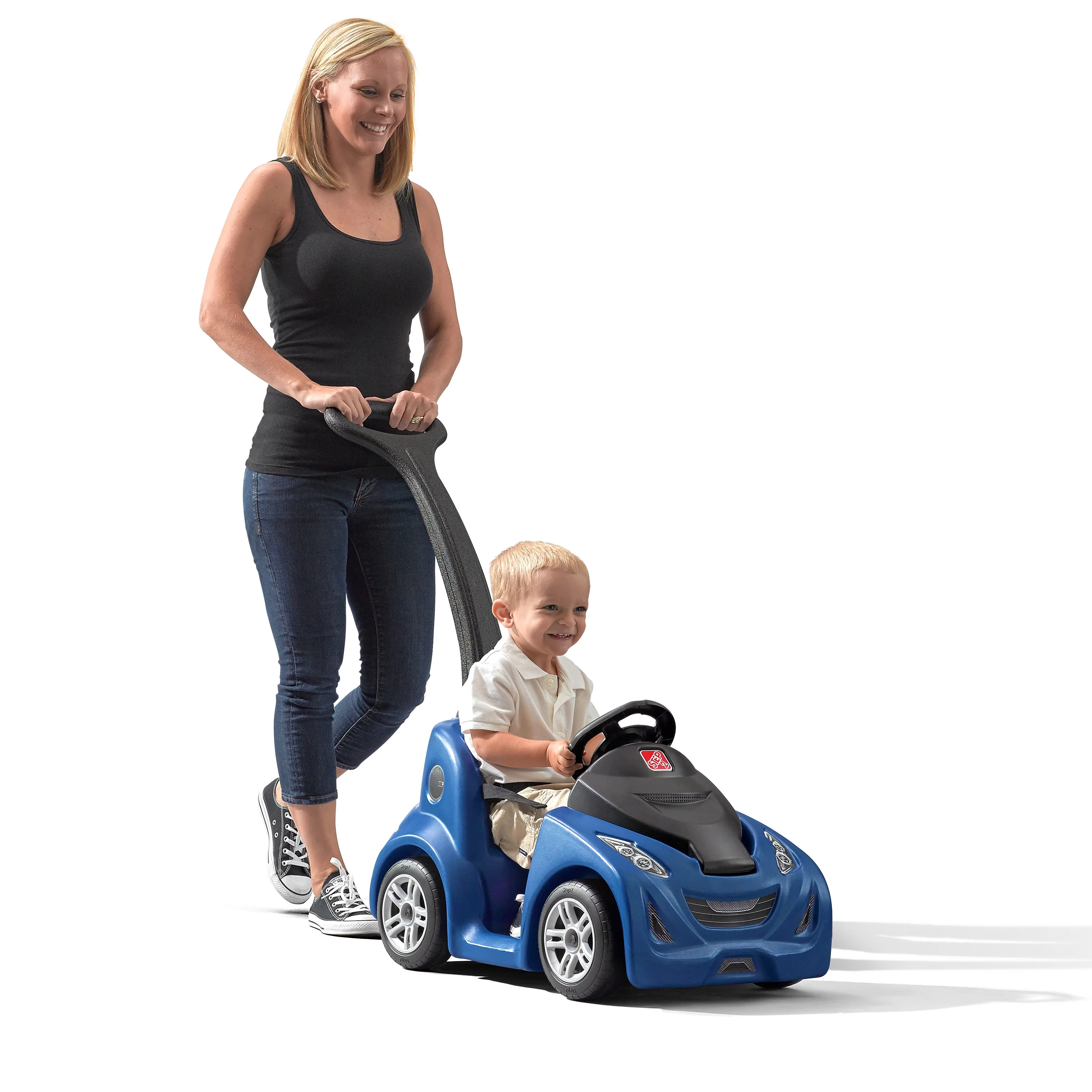 Step2 Push Around Blue Buggy GT Push Car and Ride on Toy for Toddlers