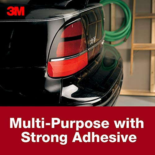 3M Multi-Use Colored Duct Tape, Black with Strong Adhesive and Water-Resistant Backing, Multi-Surface 3M Duct Tape for Indoor and Outdoor Use, 1.88 Inches x 20 Yards, 1 Roll