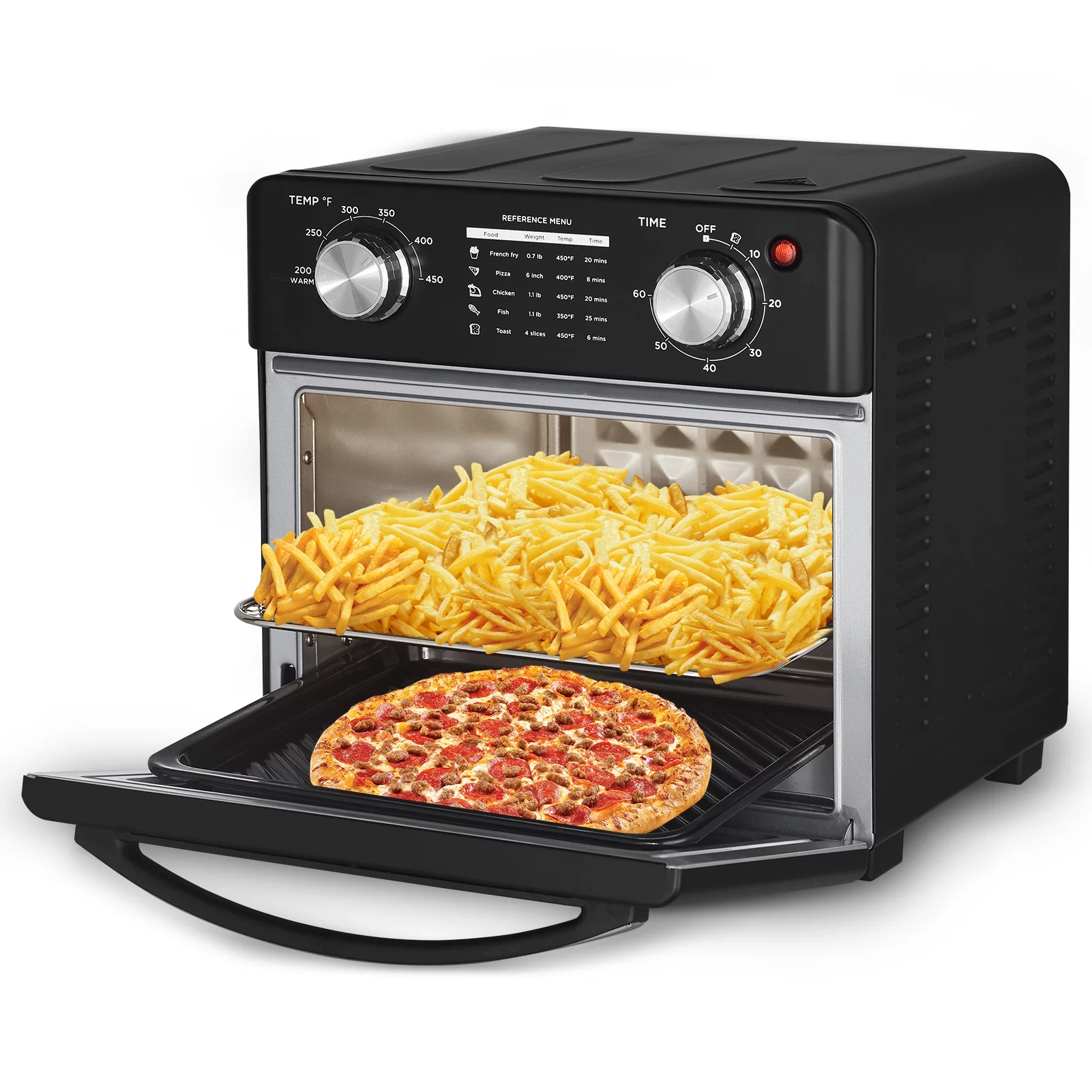 Geek Chef 10QT Air Fryer Toaster Oven - 4 Slice Toaster, Bake, Broil, Warm, and Air Fry on the Countertop