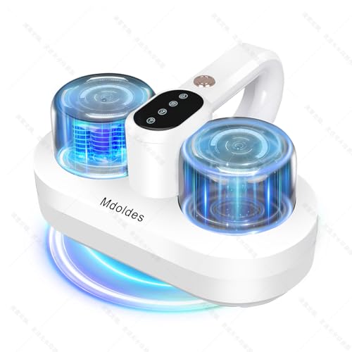 15Kpa Mattress Vacuum Cleaner, Equipped with UV-C Light and ultrasonic Technology, Handheld Bed Vacuum Cleaner, 500W high Power, HEPA Filter, Suitable for deep Cleaning at Home