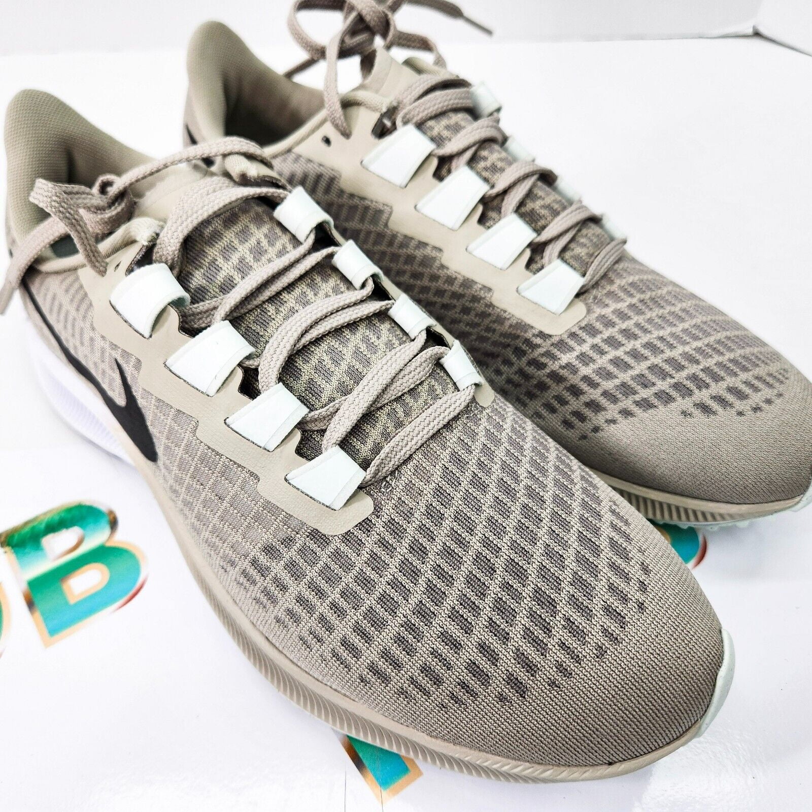 NIKE Men's Training Running Shoe, Stone Black Lt Army Off Noir Barely Green, 12