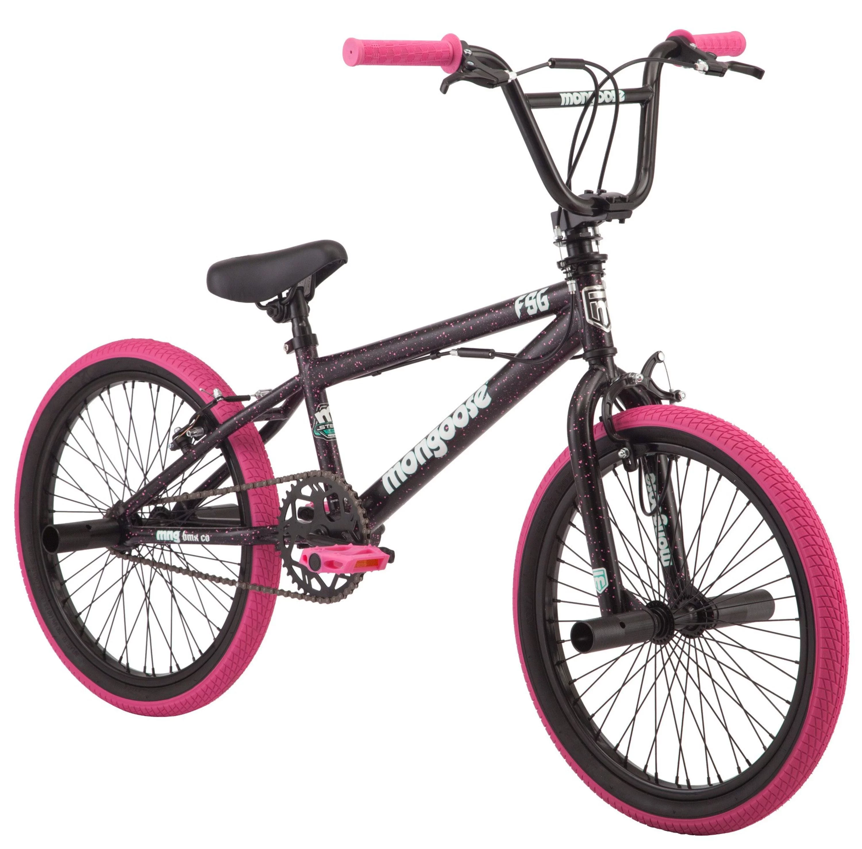 Mongoose 20-in. FSG BMX Bike, One Speed, Black