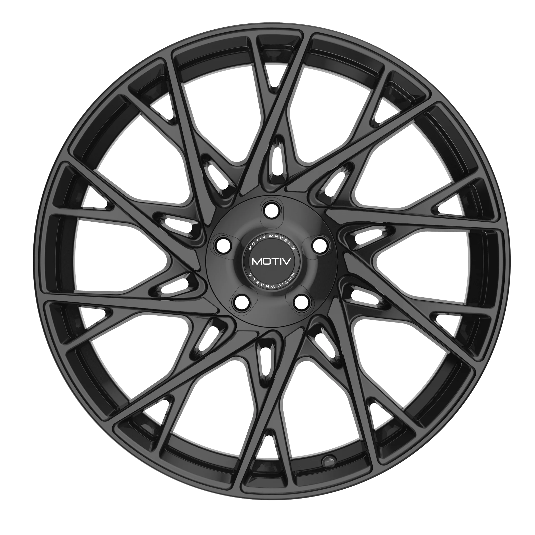 Motiv 17x7.5 5X4.50 430B Maestro Black Wheel Rim
