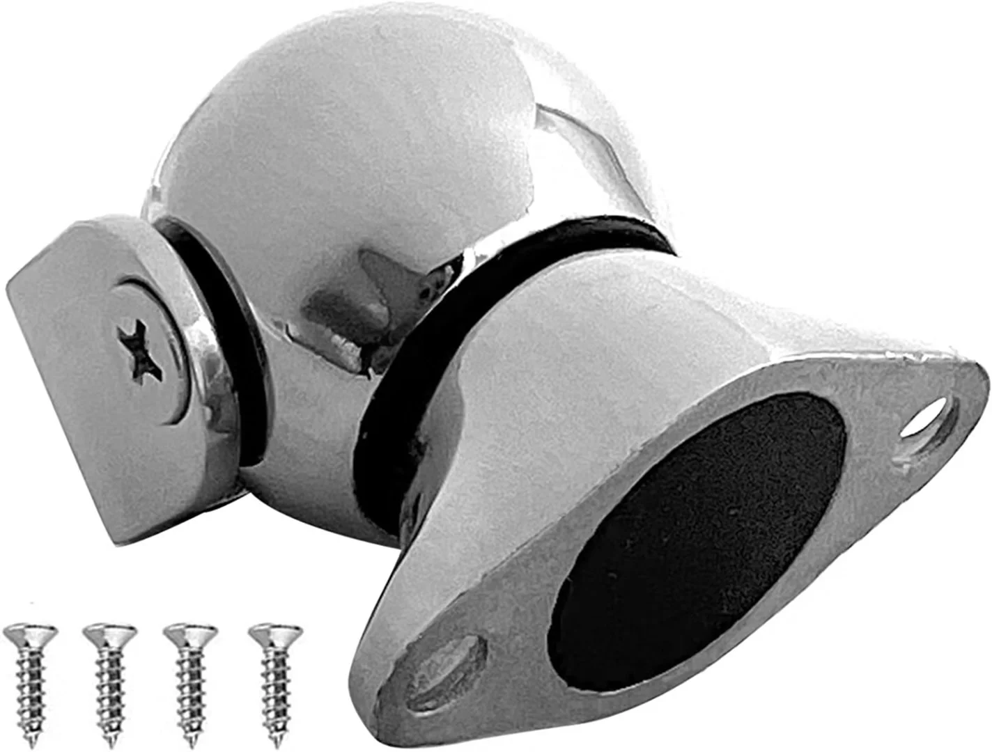 ISURE MARINE Door Stopper 316 Stainless Steel Door Stopper Magnet Door Holder Catch Installation for Yacht Boat Motorhome