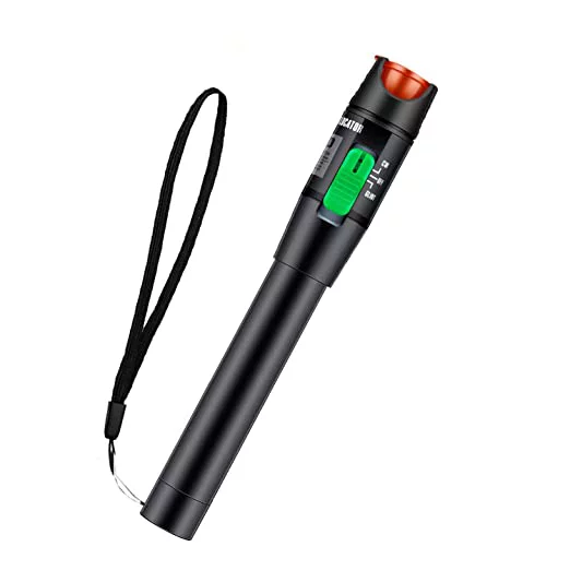 30mW 30KM Visual Fault Locator, MSDADA Red Light Fiber Optic Cable Tester Meter, Cable Test Equipment Fit for 2.5 mm Universal Connector, for CATV Telecommunications Engineering Maintenance