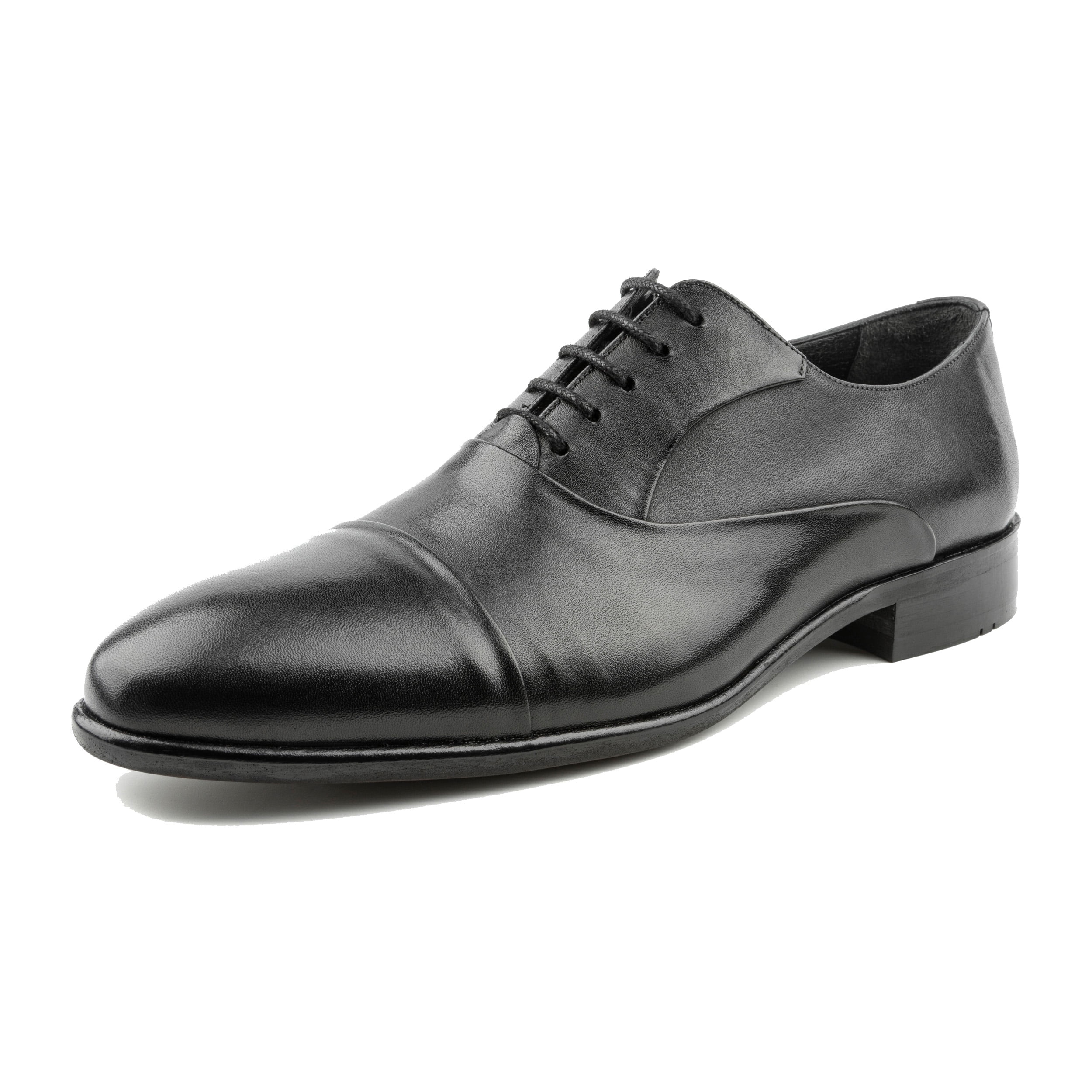 Mazaca Men’s Cap Toe Oxford Hand Made Shoes, Closed Lacing, Shoes for Special Occasions, Leather Upper , Lining, Insole, Neolite Sole