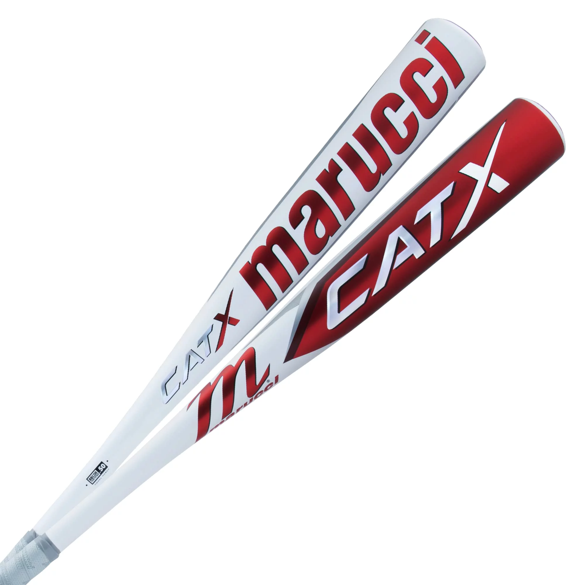 Marucci CatX BBCOR (-3) Bat - White Red