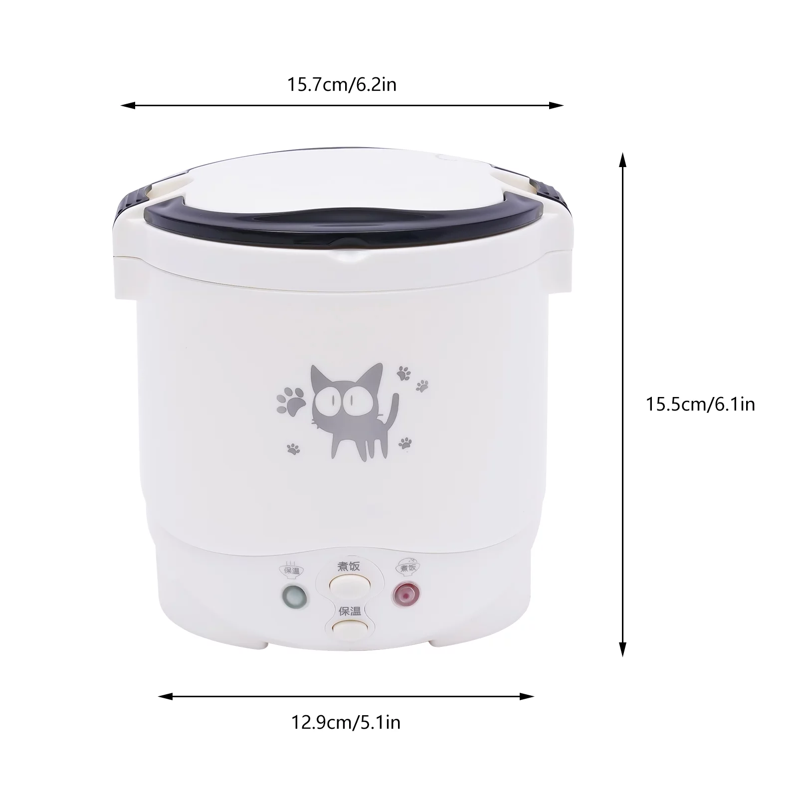 Miumaeov Mini Rice Cooker Steamer 12V for Car Portable Trunk Car Food Warmer Lunch Box 1L 100W Multi-functional Car Rice Cooker Meal Heater Automatic Keep Warm for Soup Porridge and Rice Cooking